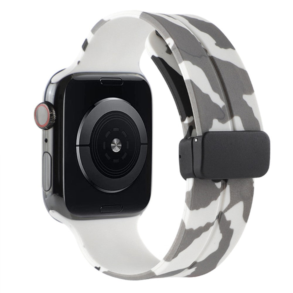 Super Elegant Silikone Universal Rem passer til Apple Smartwatch - Hvid#serie_7
