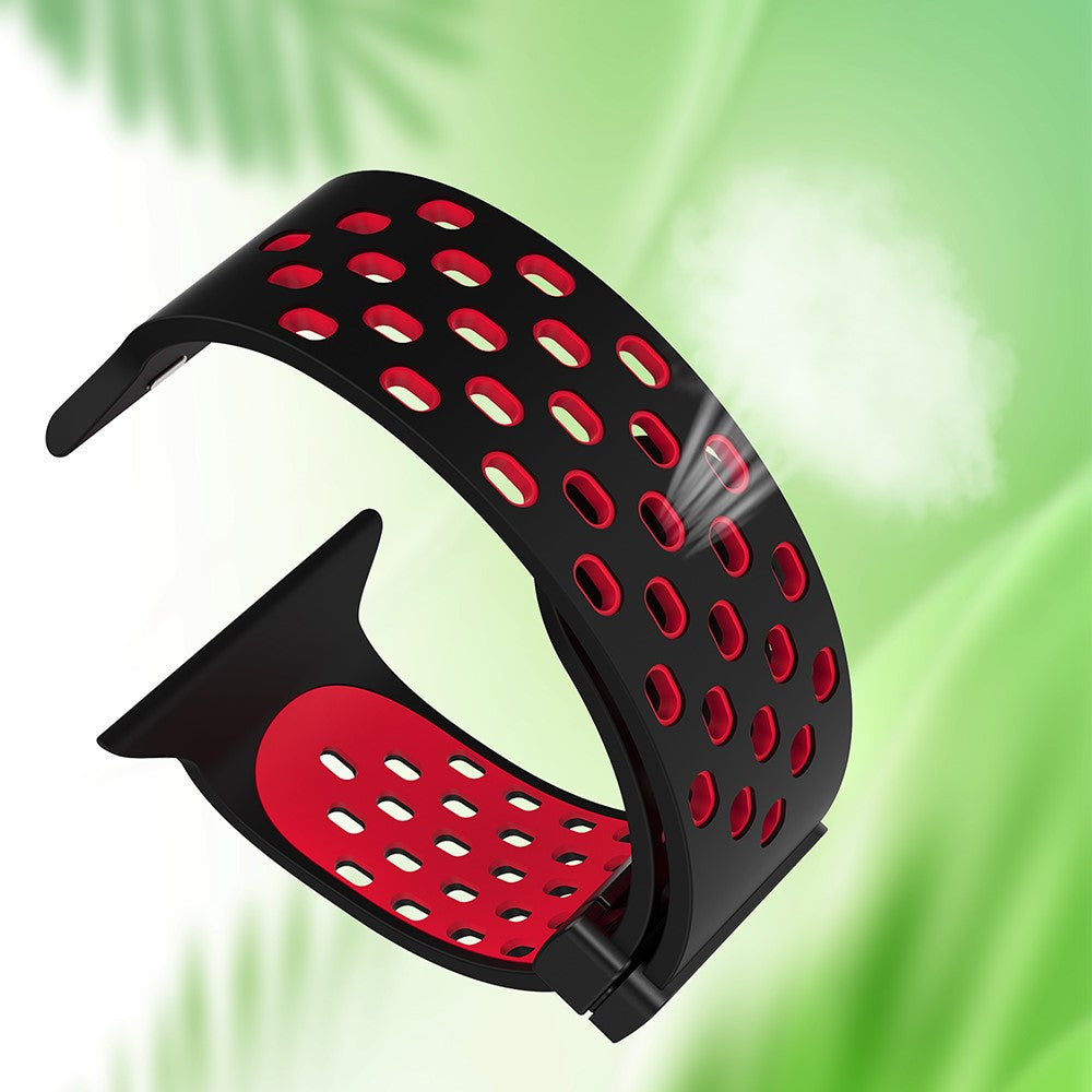 Fortrinligt Silikone Universal Rem passer til Apple Smartwatch - Blå#serie_16