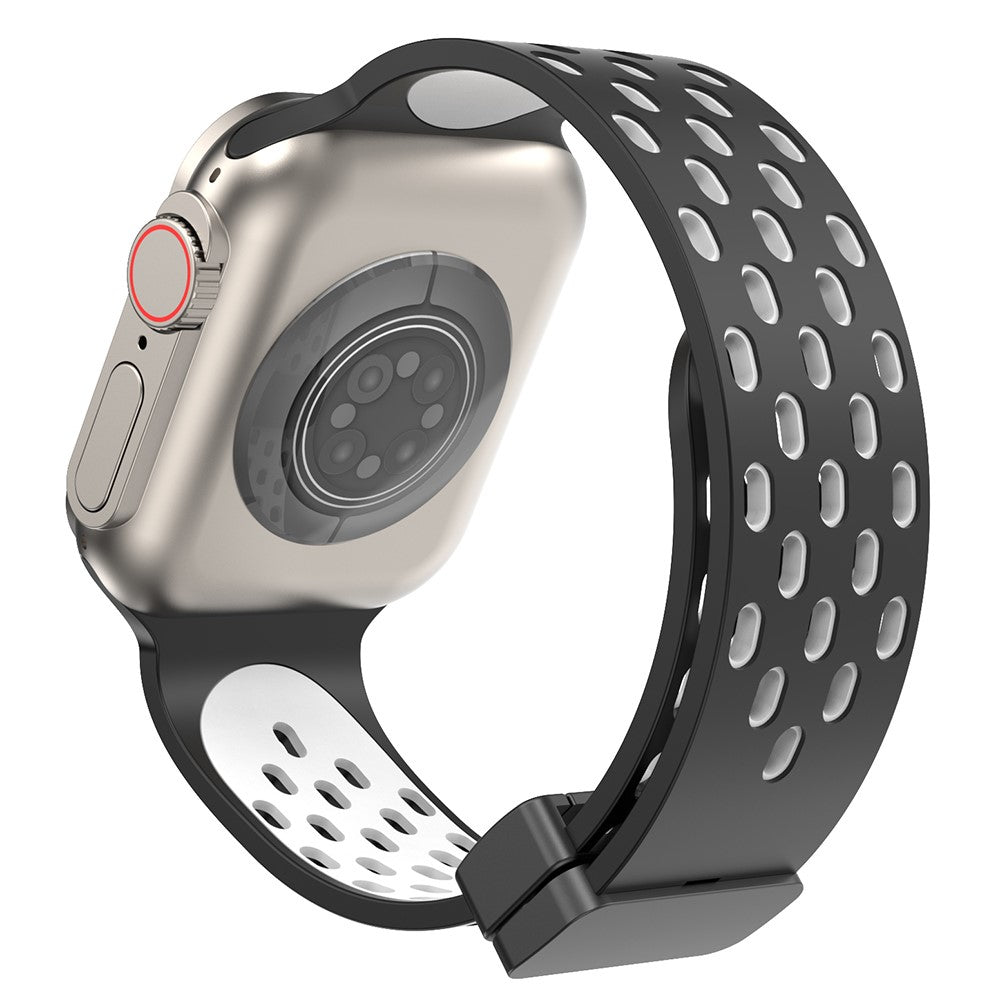 Fortrinligt Silikone Universal Rem passer til Apple Smartwatch - Hvid#serie_7