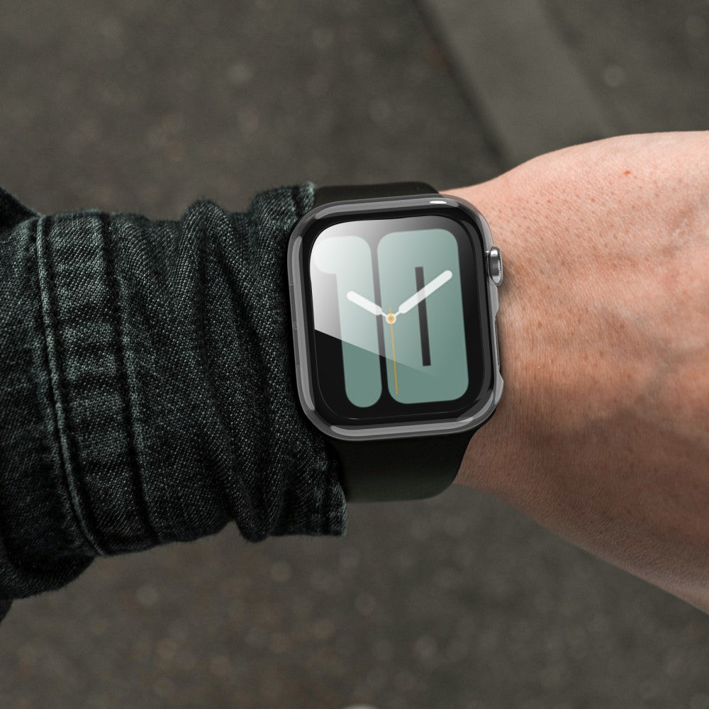 Mega Flot Universal Apple Cover med Skærmbeskytter i Plastik og Hærdet Glas - Gennemsigtig#serie_4