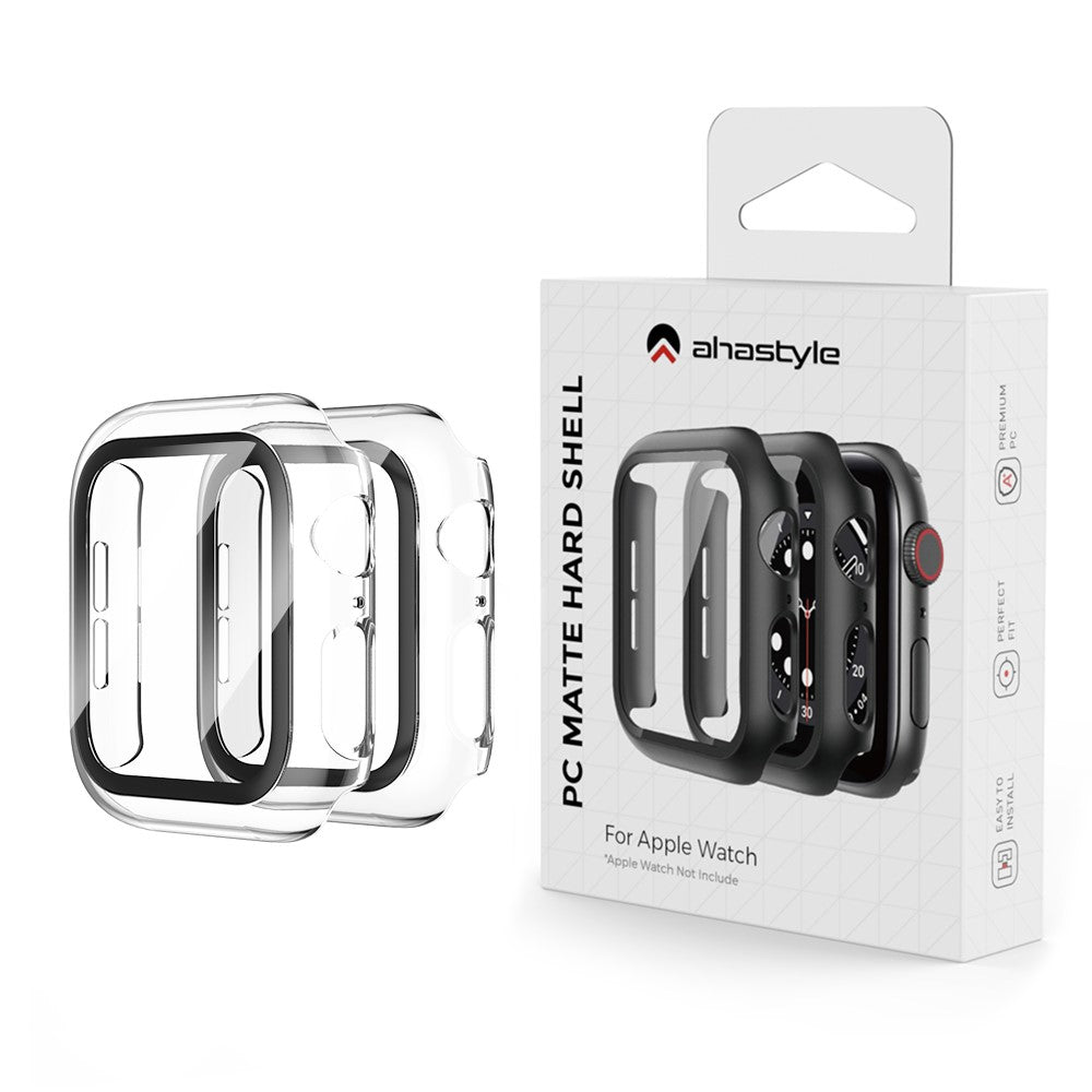 Mega Flot Universal Apple Cover med Skærmbeskytter i Plastik og Hærdet Glas - Gennemsigtig#serie_8