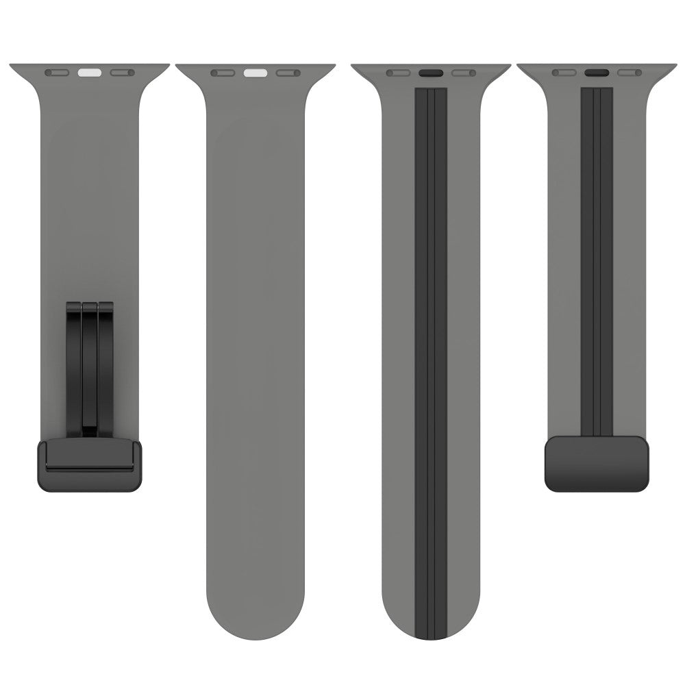 Helt Vildt Godt Silikone Universal Rem passer til Apple Smartwatch - Sølv#serie_9