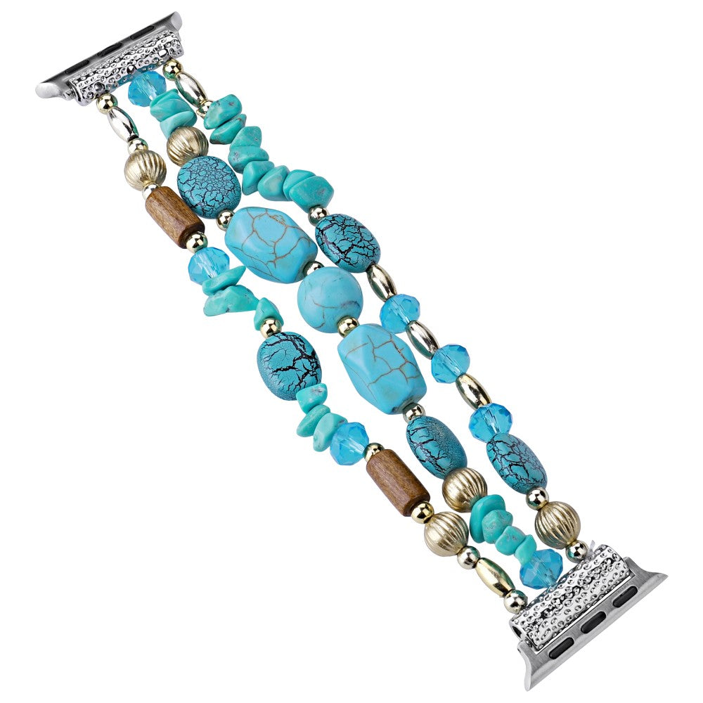 Helt Vildt Flot Plastik Universal Rem passer til Apple Smartwatch - Grøn#serie_4