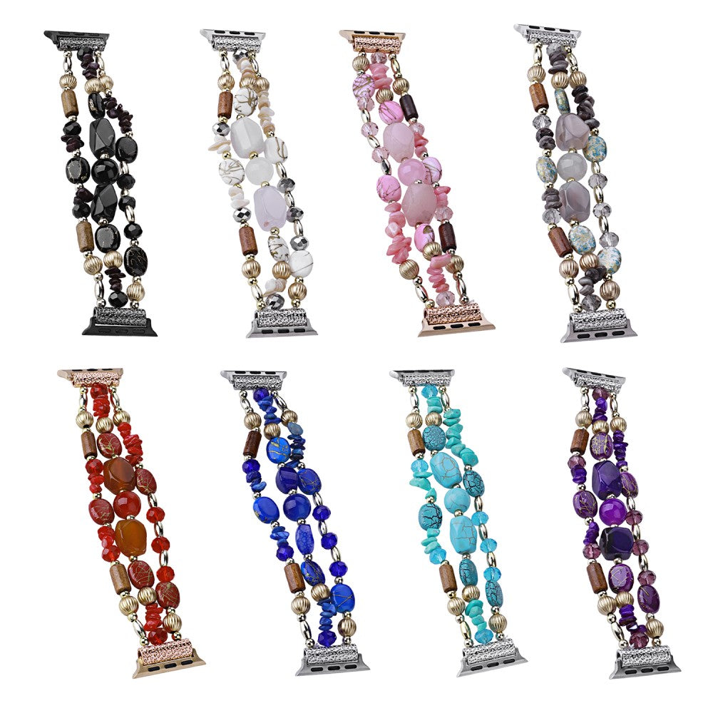 Helt Vildt Flot Plastik Universal Rem passer til Apple Smartwatch - Lilla#serie_5