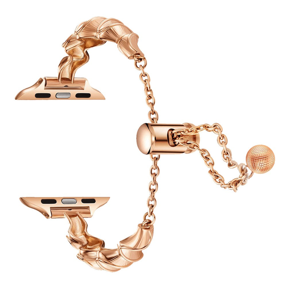 Vildt Hårdfør Metal Universal Rem passer til Apple Smartwatch - Guld#serie_4