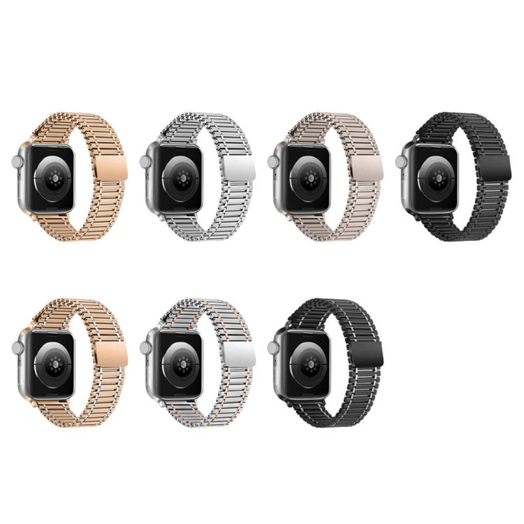 Helt Vildt Hårdfør Metal Universal Rem passer til Apple Smartwatch - Sort#serie_6
