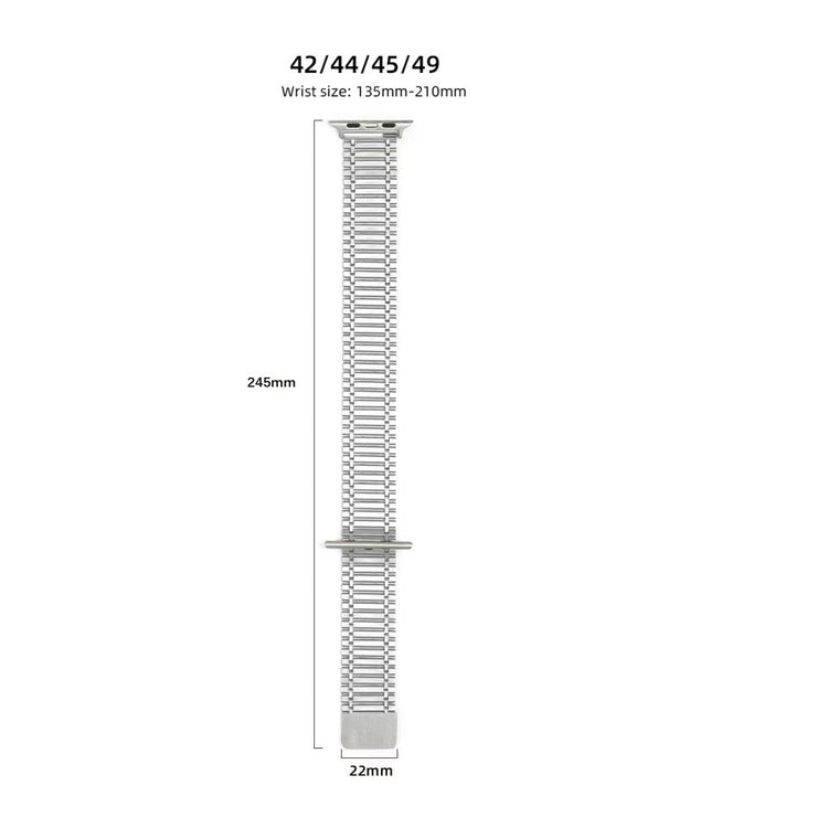 Helt Vildt Hårdfør Metal Universal Rem passer til Apple Smartwatch - Sort#serie_6