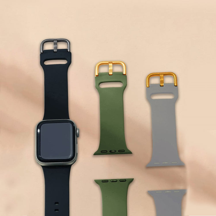 Holdbart Silikone Universal Rem passer til Apple Smartwatch - Flerfarvet#serie_2