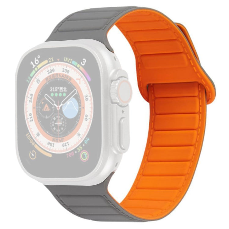 Super Sejt Silikone Universal Rem passer til Apple Smartwatch - Orange#serie_1