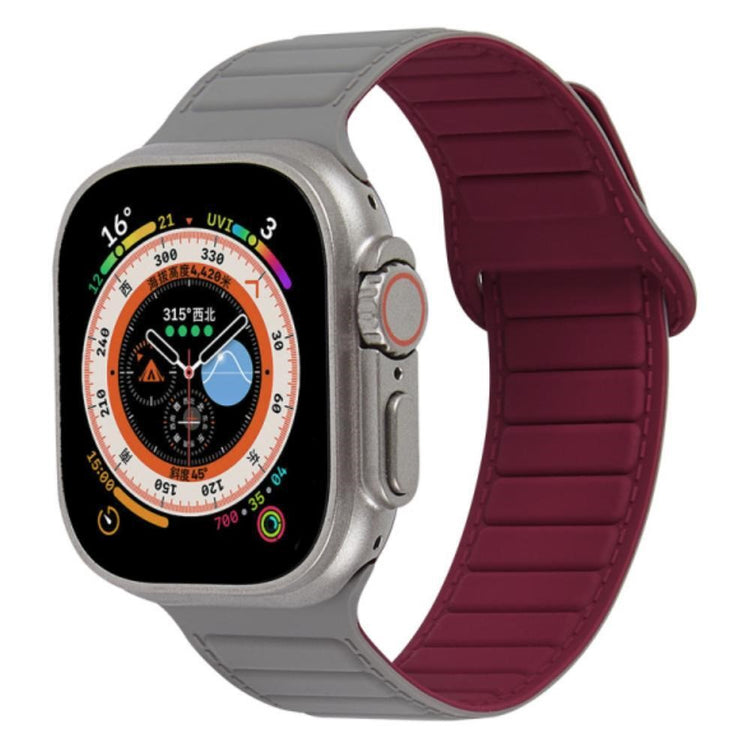 Super Sejt Silikone Universal Rem passer til Apple Smartwatch - Rød#serie_10