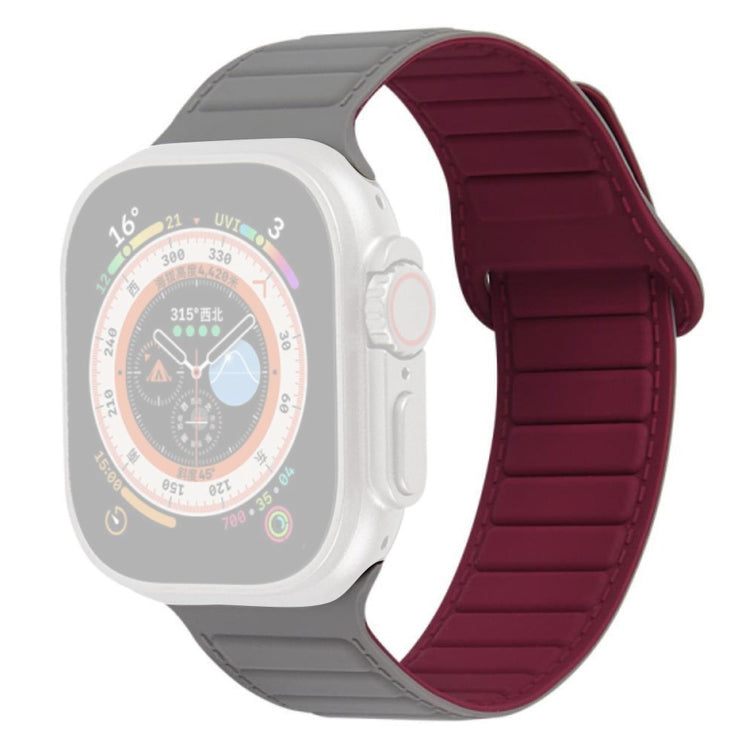 Super Sejt Silikone Universal Rem passer til Apple Smartwatch - Rød#serie_10