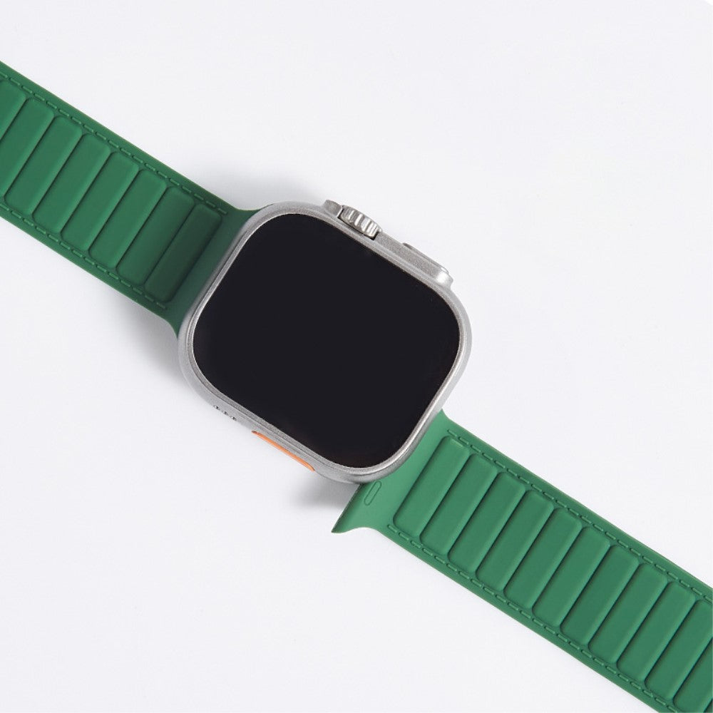 Super Sejt Silikone Universal Rem passer til Apple Smartwatch - Blå#serie_13