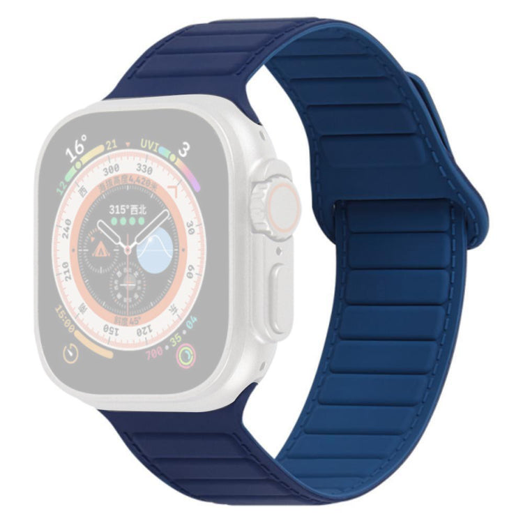 Super Sejt Silikone Universal Rem passer til Apple Smartwatch - Blå#serie_3