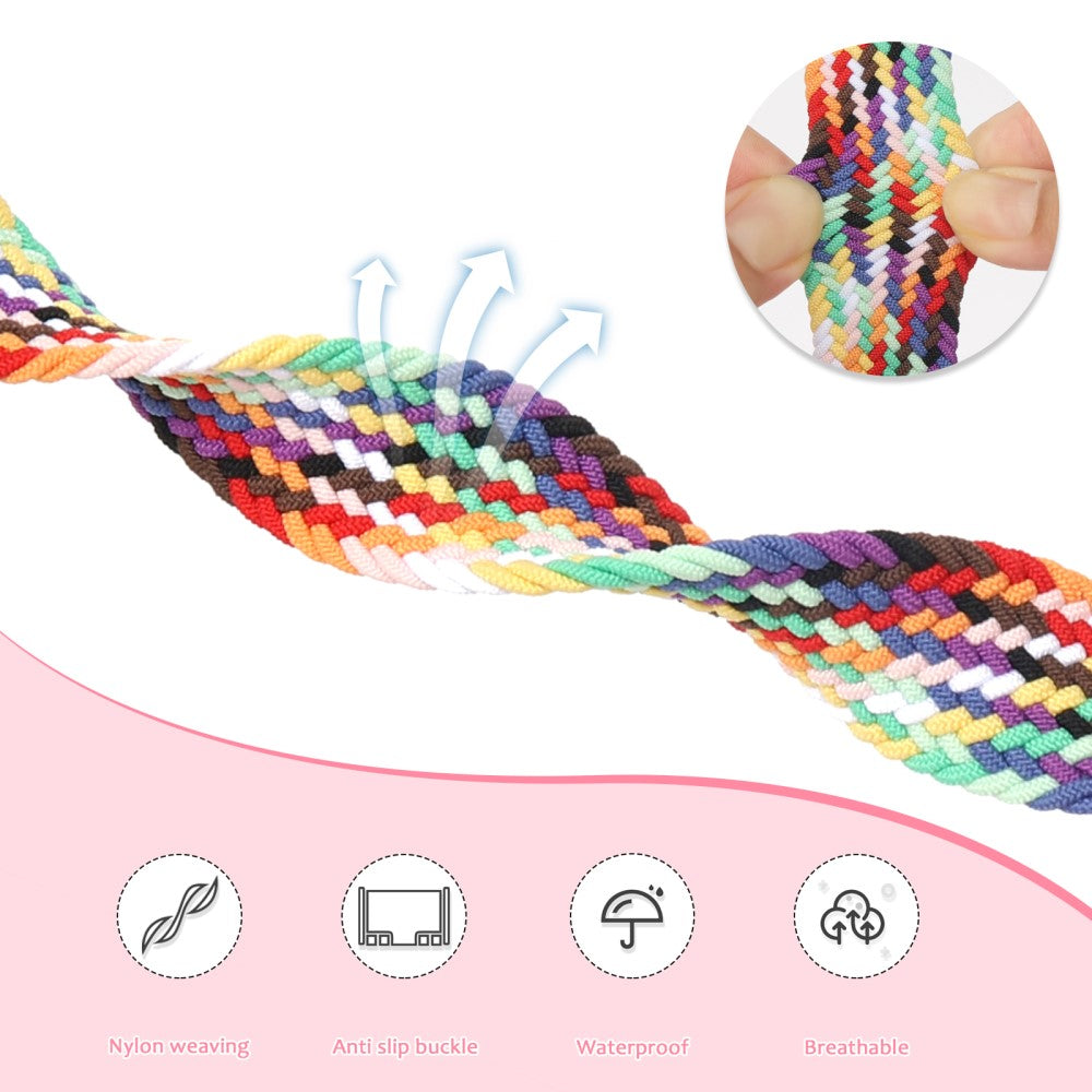 Mega Pænt Nylon Universal Rem passer til Apple Smartwatch - Grøn#serie_2