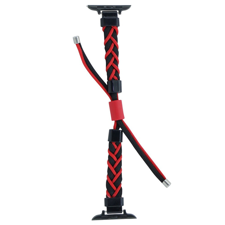 Meget Fed Nylon Universal Rem passer til Apple Smartwatch - Rød#serie_5