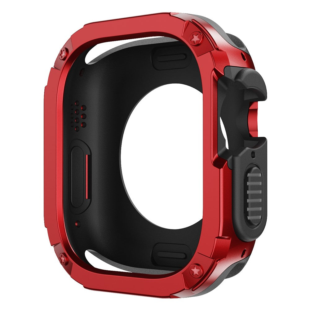 Beskyttende Silikone Universal Bumper passer til Apple Smartwatch - Rød#serie_1
