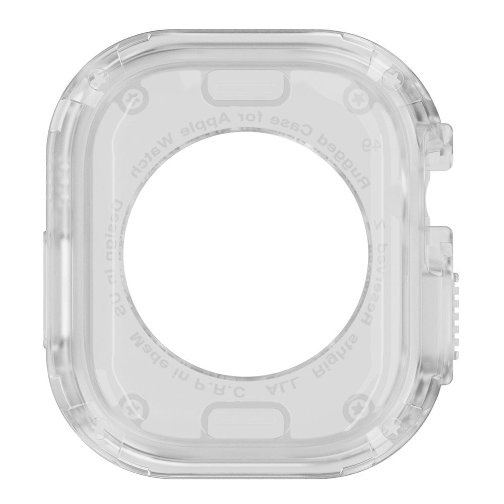 Beskyttende Silikone Universal Bumper passer til Apple Smartwatch - Hvid#serie_4