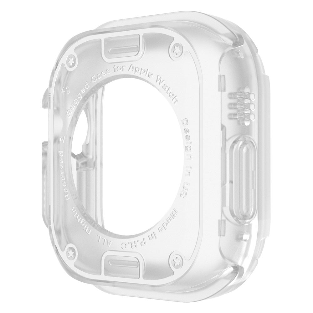 Beskyttende Silikone Universal Bumper passer til Apple Smartwatch - Hvid#serie_4