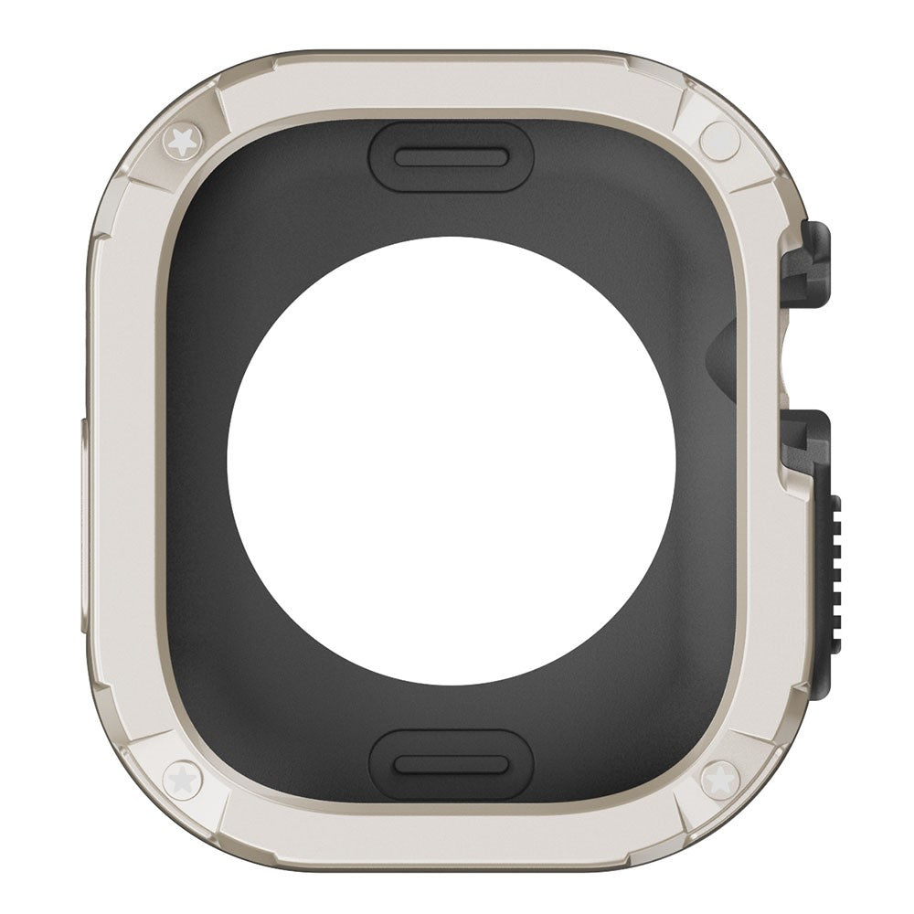 Beskyttende Silikone Universal Bumper passer til Apple Smartwatch - Hvid#serie_7