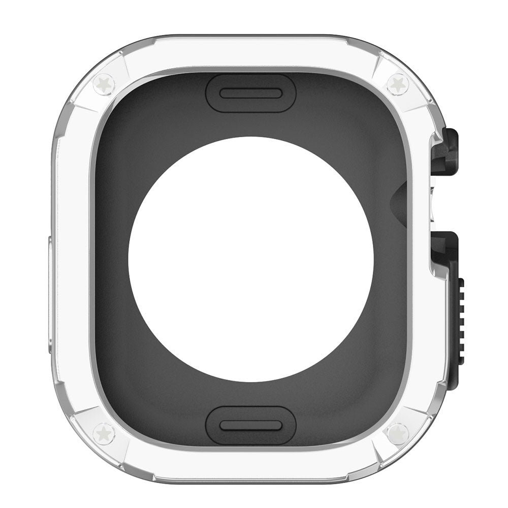 Beskyttende Silikone Universal Bumper passer til Apple Smartwatch - Sølv#serie_8