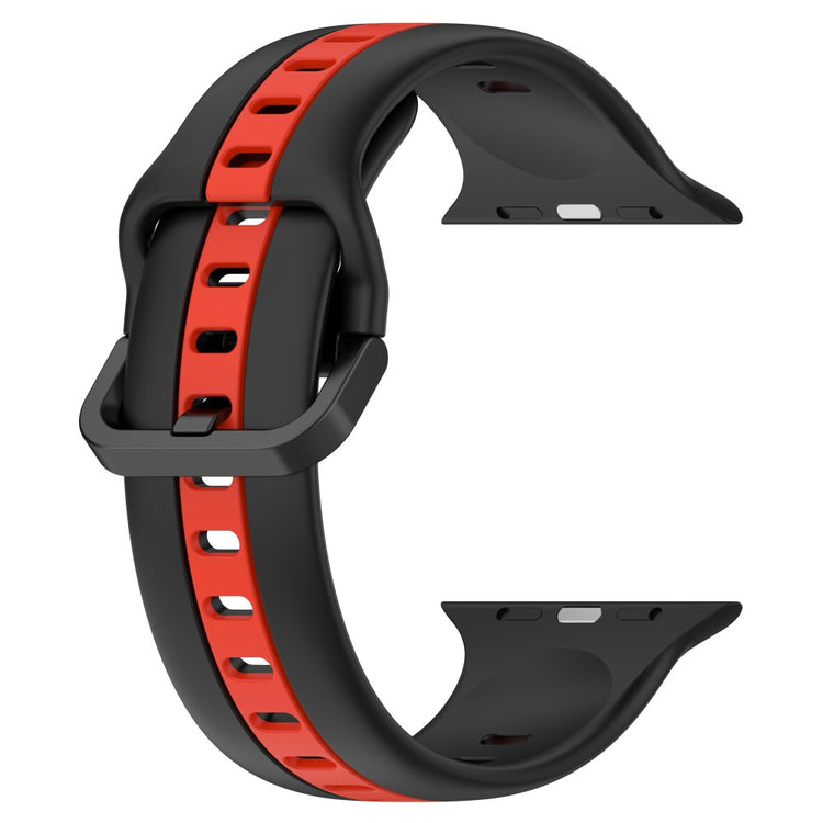 Vildt Elegant Silikone Universal Rem passer til Apple Smartwatch - Sort#serie_5