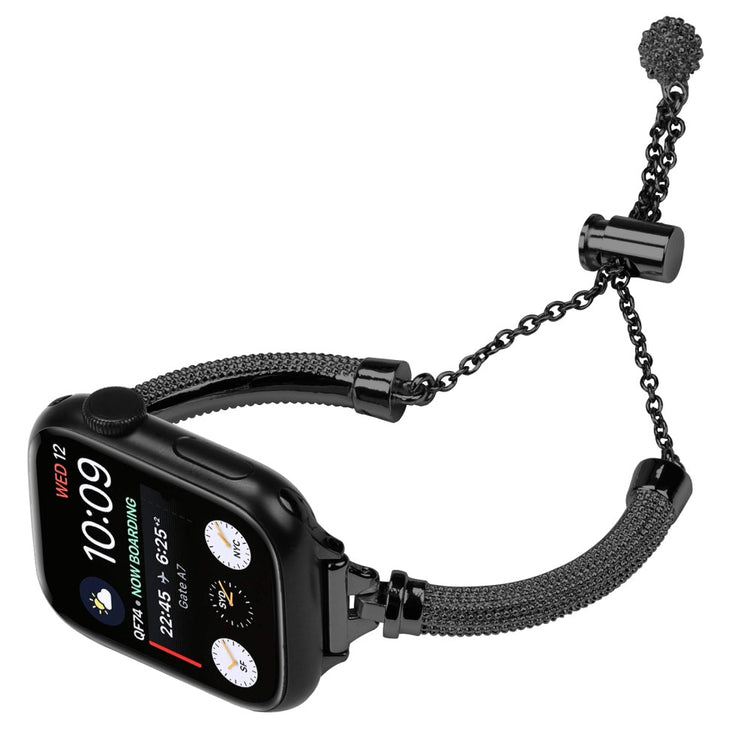 Rigtigt Fantastisk Metal Universal Rem passer til Apple Smartwatch - Sort#serie_1