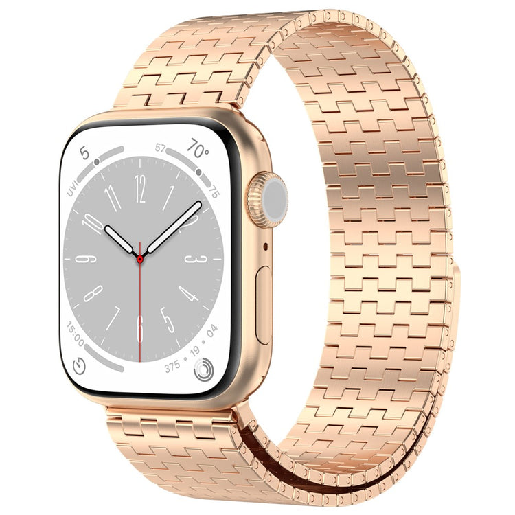 Helt Vildt Fantastisk Metal Universal Rem passer til Apple Smartwatch - Pink#serie_4