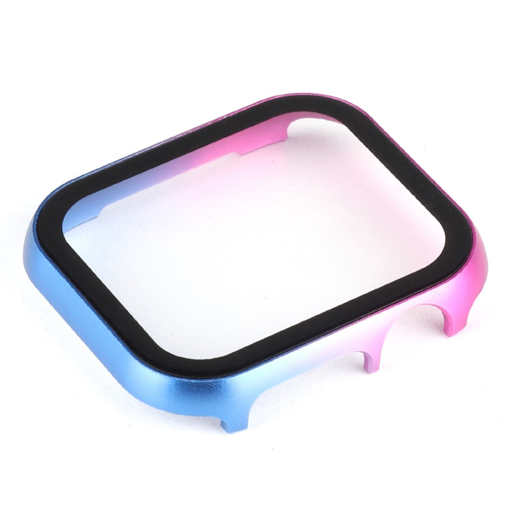 Mega Fed Universal Cover med Skærmbeskytter i Metal og Hærdet Glas passer til Apple Smartwatch - Flerfarvet#serie_6