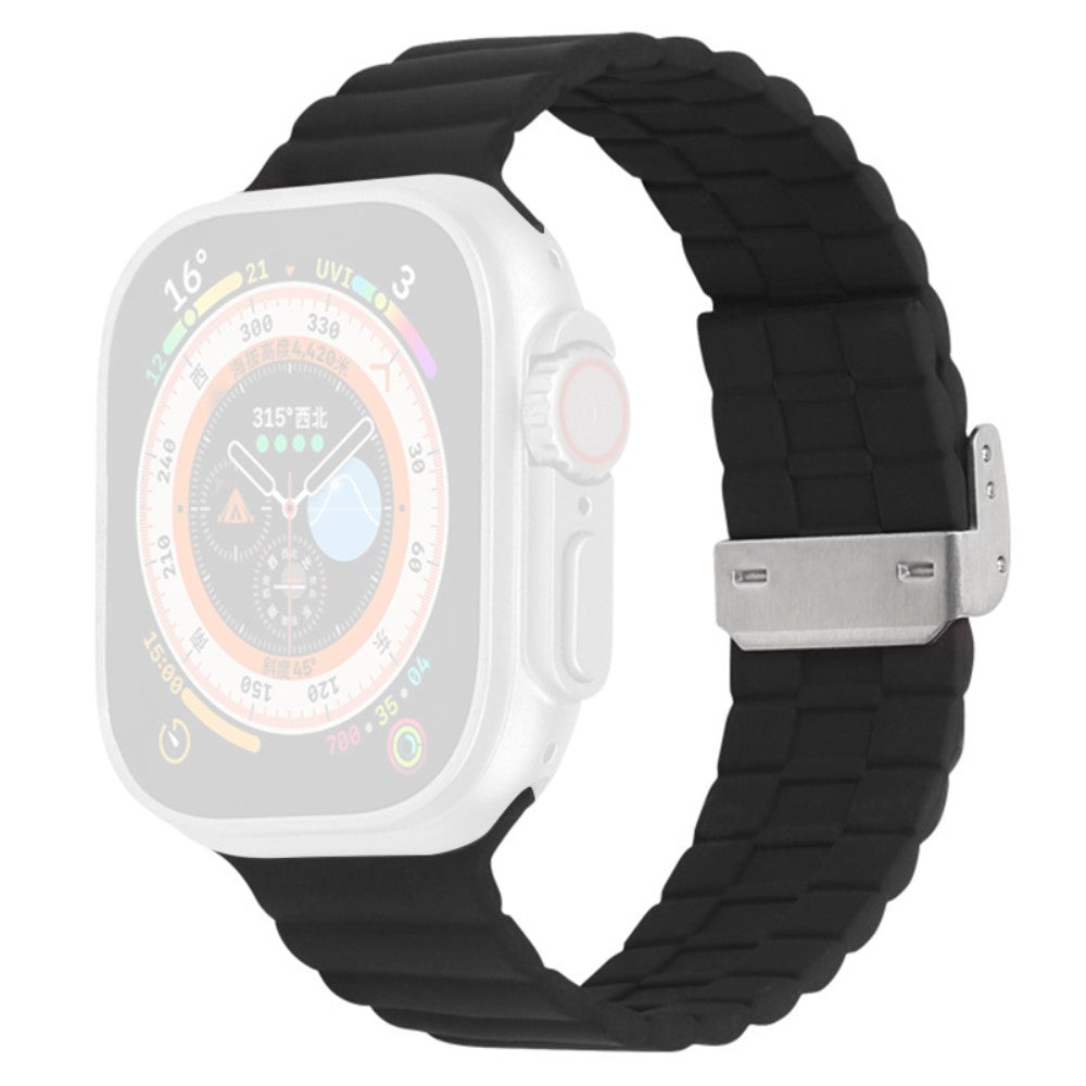 Apple Watch Series 9 45mm / Ultra 2 silicone strap - Black#serie_11
