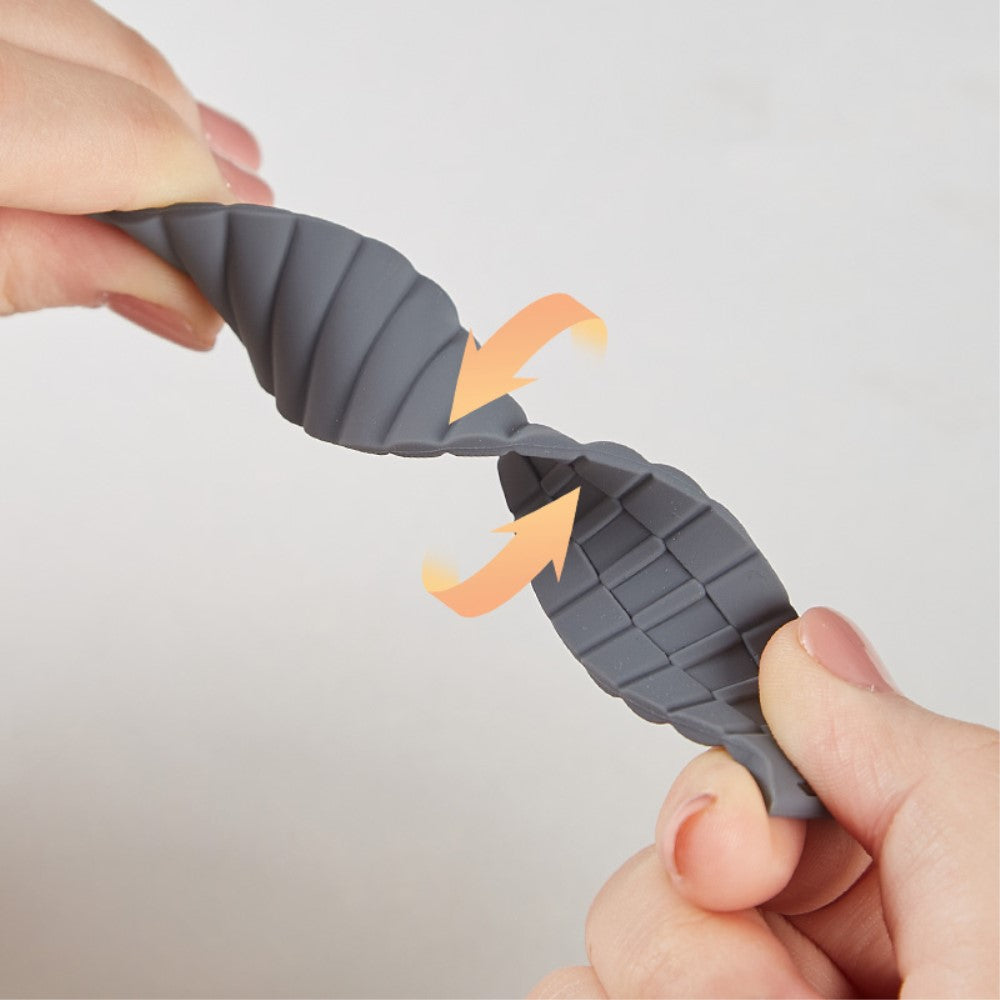 Vildt Sejt Silikone Universal Rem passer til Apple Smartwatch - Hvid#serie_15