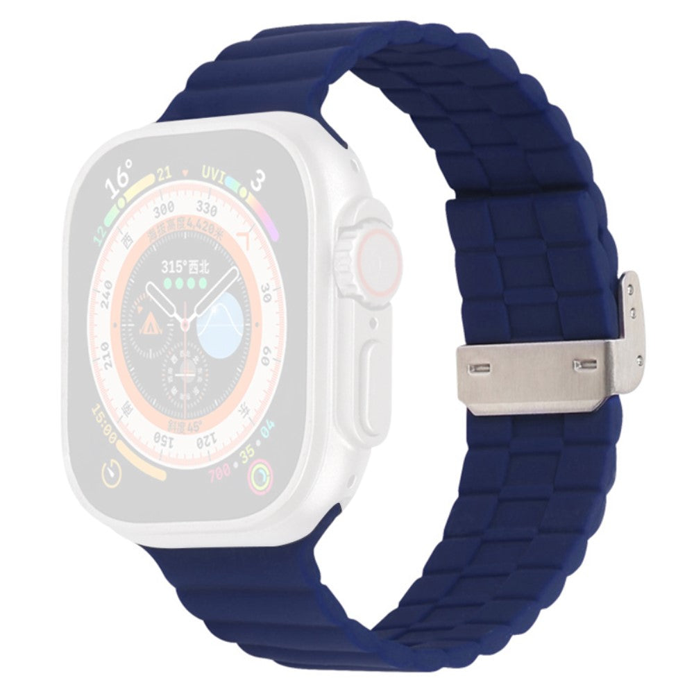 Apple Watch Series 9 45mm / Ultra 2 silicone strap - Midnight Blue#serie_6
