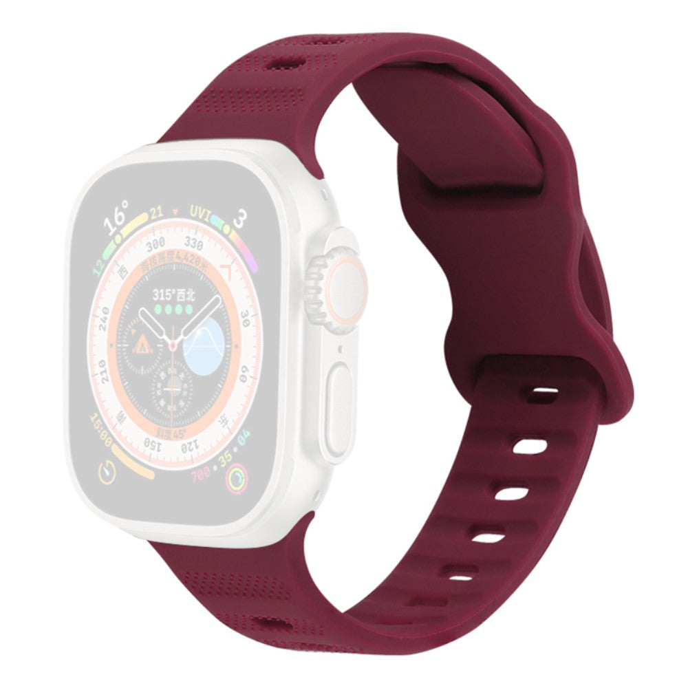 Apple Watch Series 9 45mm / Ultra 2 silicone strap - Wind Red#serie_11