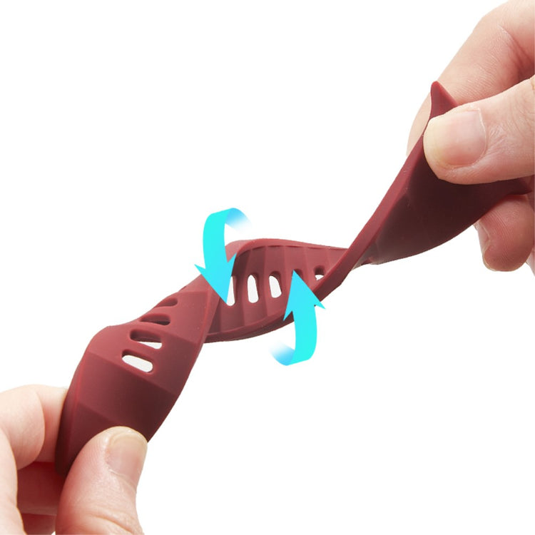 Mega Elegant Silikone Universal Rem passer til Apple Smartwatch - Blå#serie_3