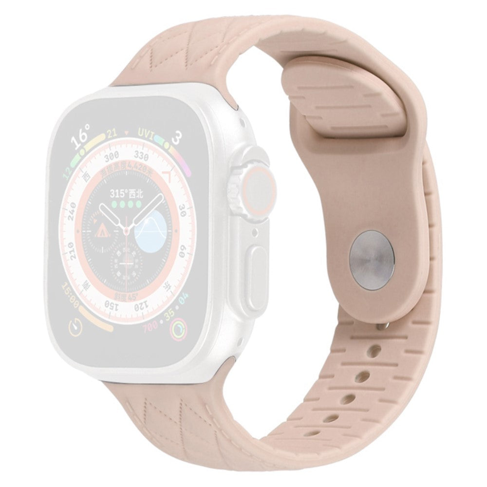 Apple Watch Series 9 41mm textured silicone strap - Pink#serie_5