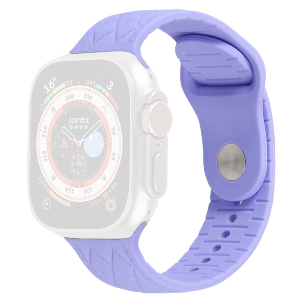 Apple Watch Series 9 41mm textured silicone strap - Purple#serie_8