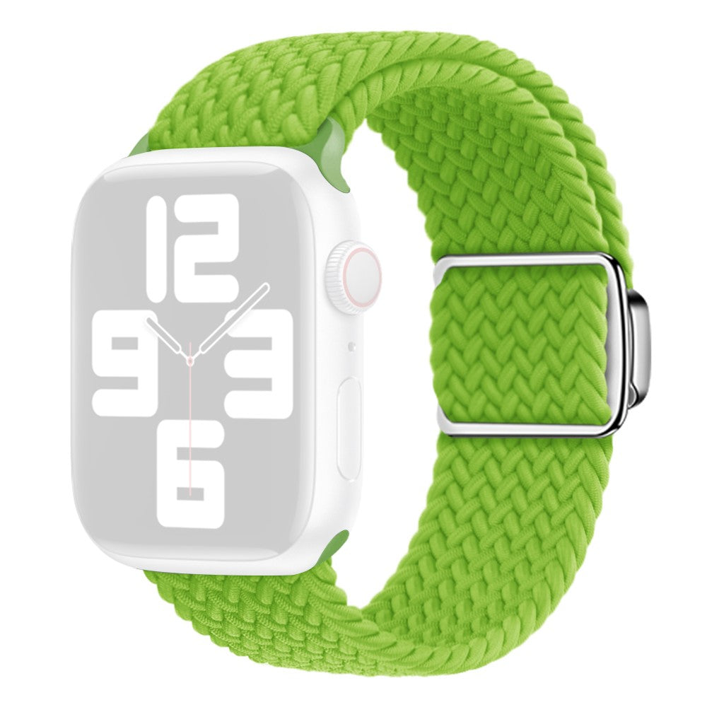 Apple Watch Series 9 41mm nylon braided strap - Yellowgreen#serie_7