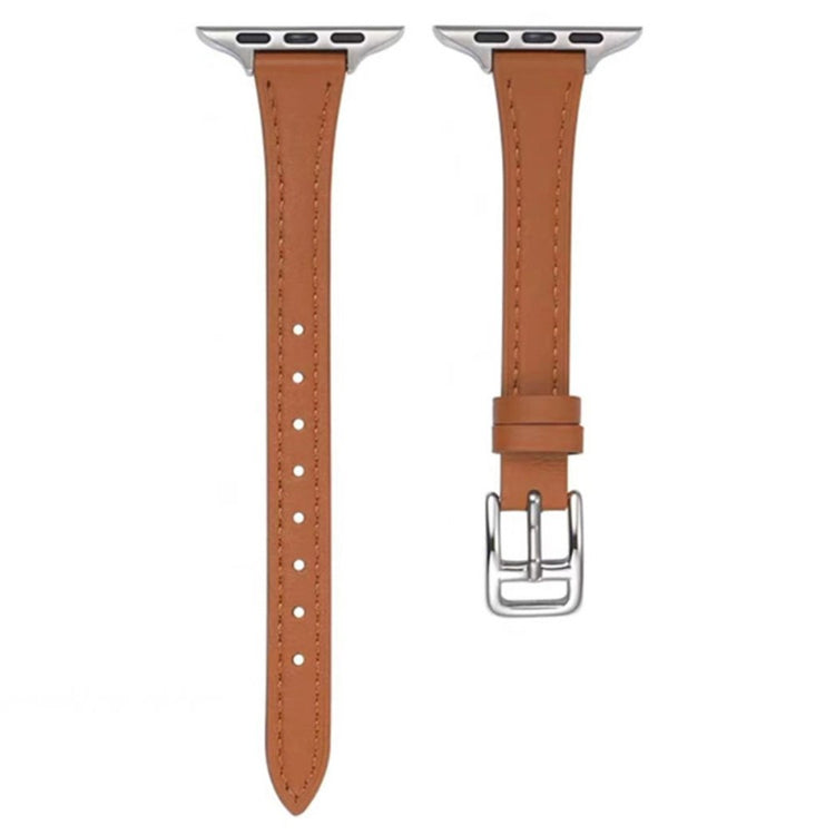 Apple Watch Series 9 41mm Genuine leather strap - Brown#serie_3