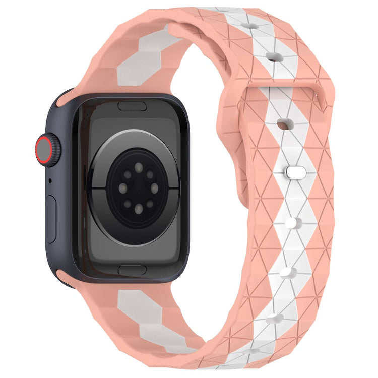 Smuk Silikone Universal Rem passer til Apple Smartwatch - Pink#serie_4