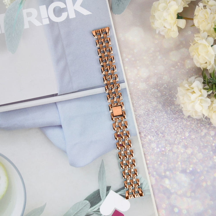 Fremragende Metal Universal Rem passer til Samsung Smartwatch - Guld#serie_3