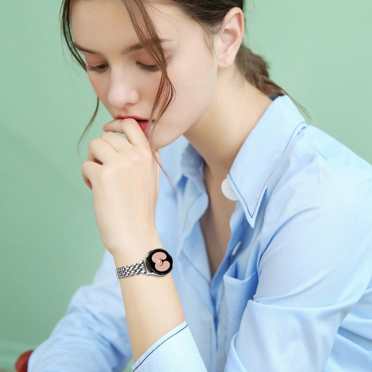 Fremragende Metal Universal Rem passer til Samsung Smartwatch - Orange#serie_4