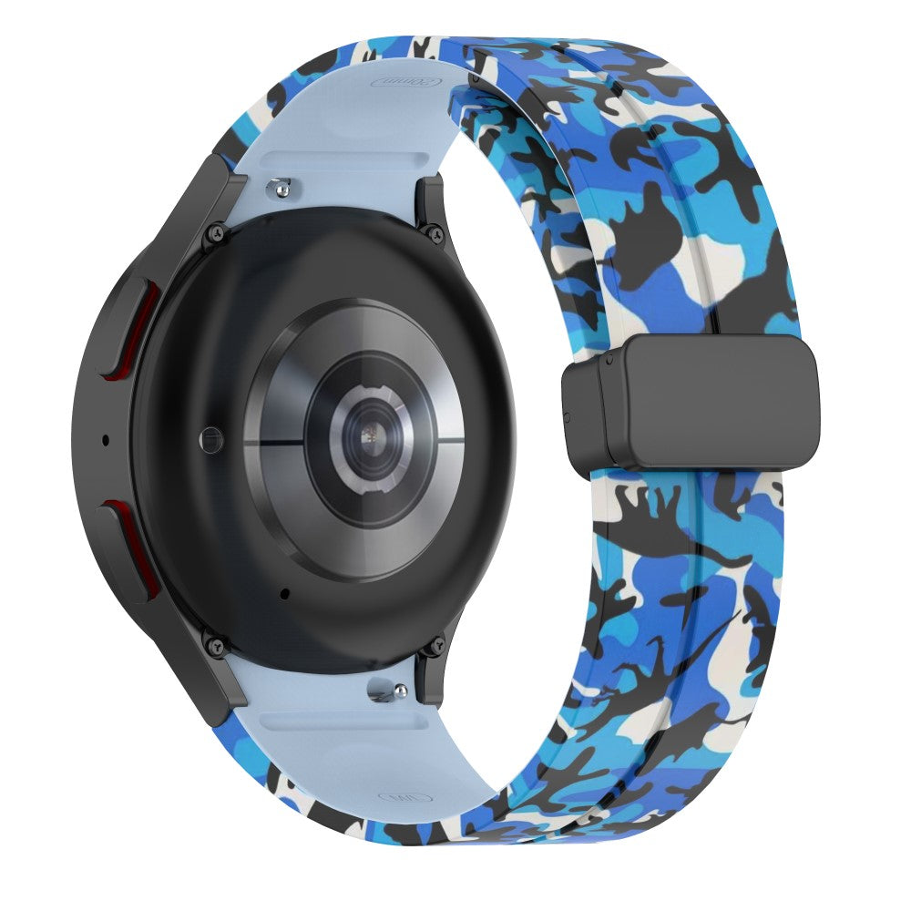 Rigtigt Slidstærk Silikone Universal Rem passer til Samsung Smartwatch - Blå#serie_4