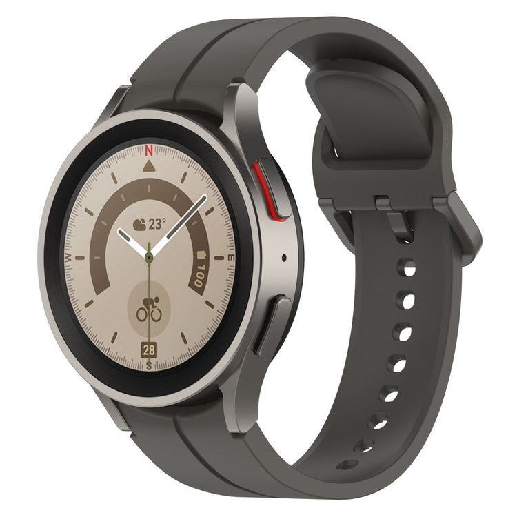 Vildt Cool Silikone Universal Rem passer til Smartwatch - Sølv#serie_11