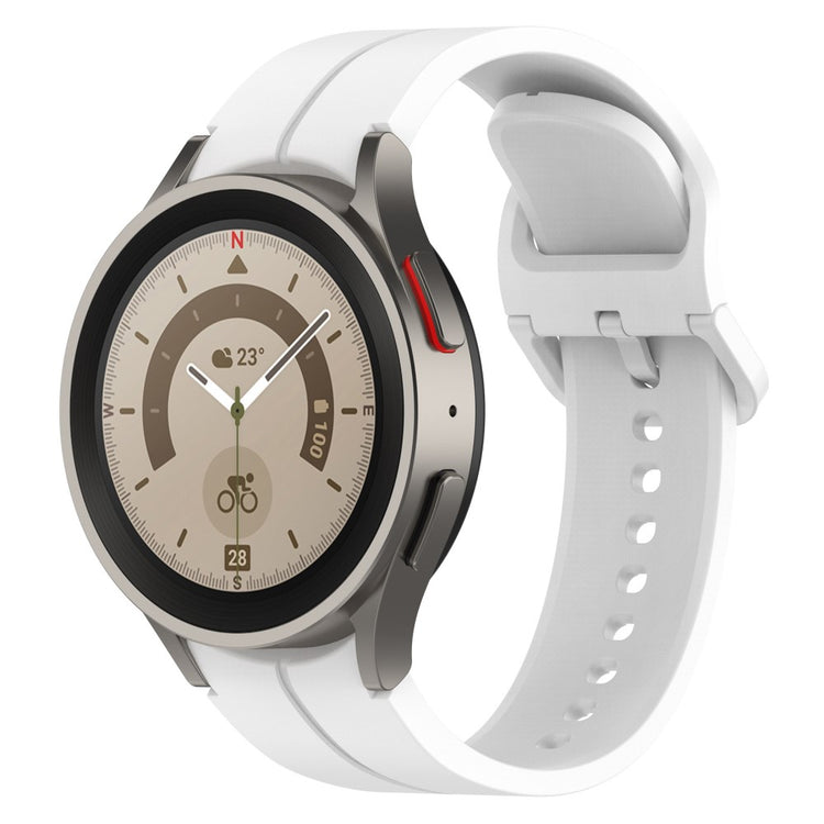 Vildt Cool Silikone Universal Rem passer til Smartwatch - Hvid#serie_2