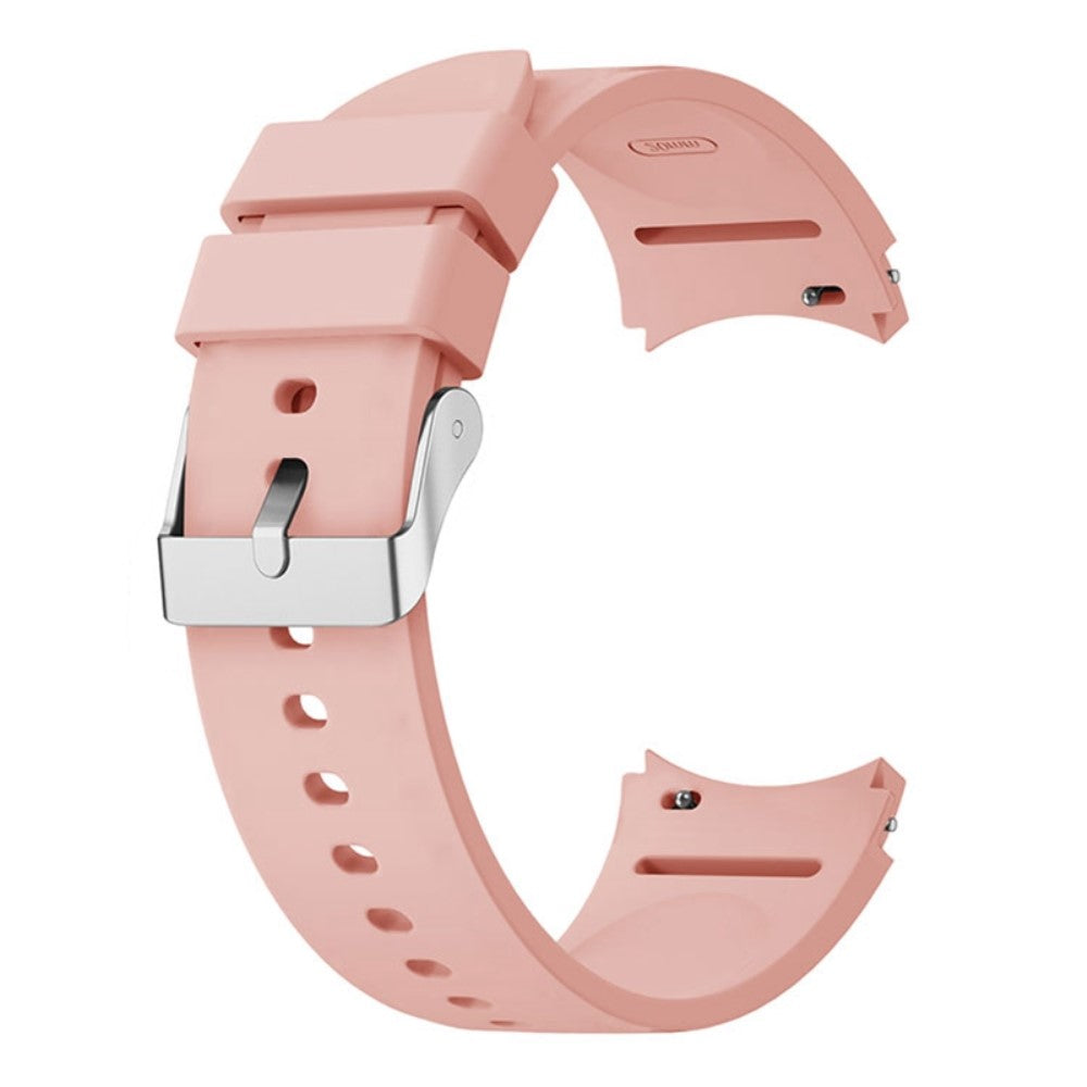 Silicone strap with silver buckle for Samsung Galaxy Watch 6 / 4 / 3 (41mm) - Pink#serie_1