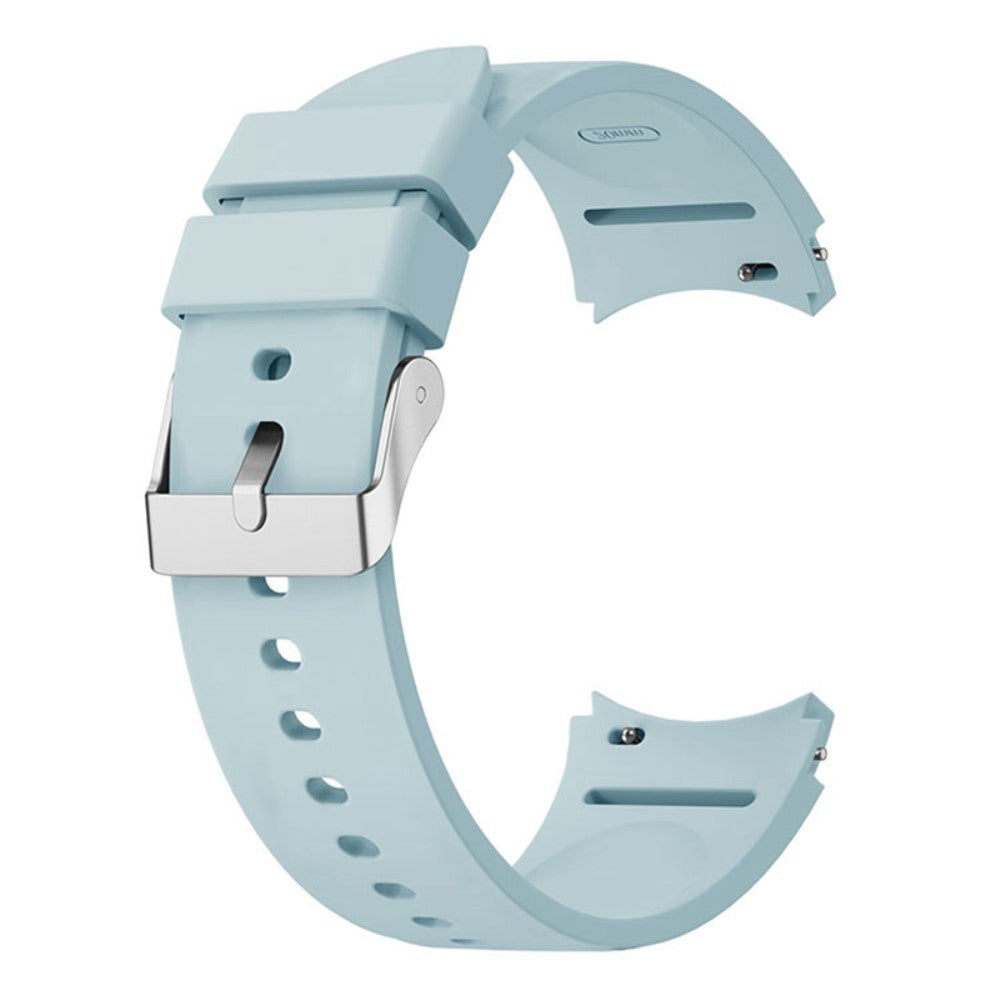 Silicone strap with silver buckle for Samsung Galaxy Watch 6 / 5 / 4 / 3 (41mm) - Baby Blue#serie_8
