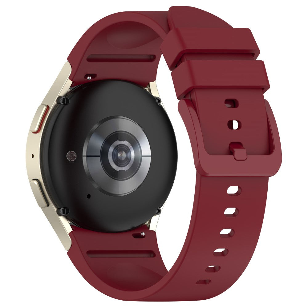 20mm Samsung Galaxy Watch 6 / 6 Classic / 4 / 4 Classic silicone strap - Wine Red#serie_6