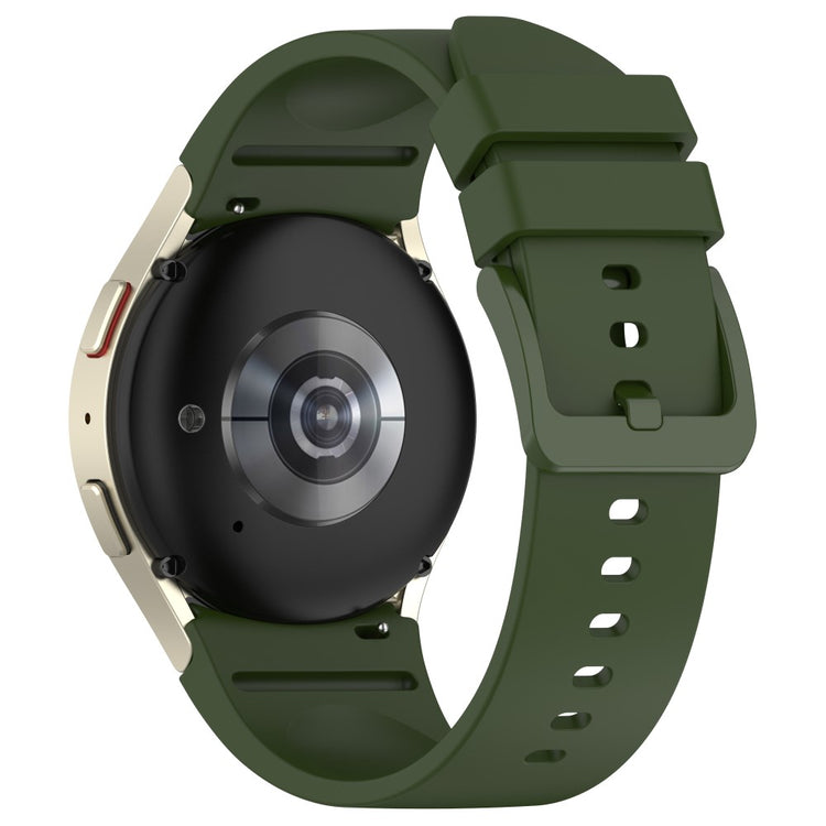 20mm Samsung Galaxy Watch 6 / 6 Classic / 4 / 4 Classic silicone strap - Army Green#serie_7