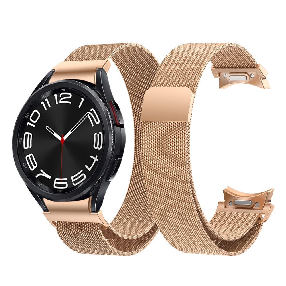 Samsung Galaxy Watch 6 / 5 / 4 milanese metal strap - Rose Gold#serie_1