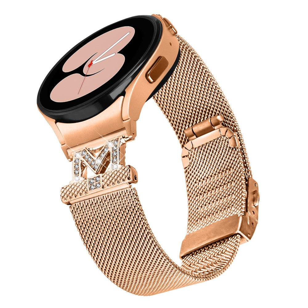 Samsung Galaxy Watch 6 / 6 Classic stainless steel strap with connector - Rose Gold#serie_2