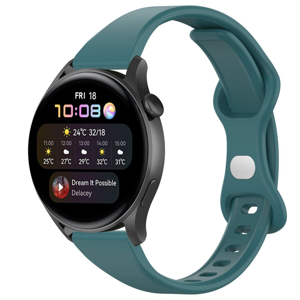 Superflot Silikone Universal Rem passer til Smartwatch - Grøn#serie_11